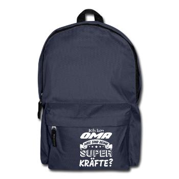 I'm Grandma what are your superpowers? gift - Backpack - navy - Front