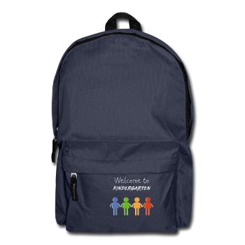Children baby sayings kindergarten - Backpack - navy - Front