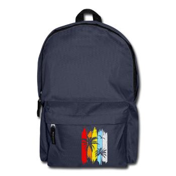 Sommer Retro - Rucksack - Navy - Vorne