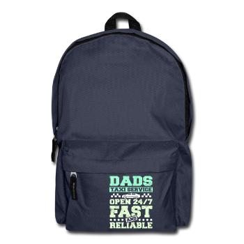 Service de taxi pour papas - Sac à dos - bleu marine - Devant