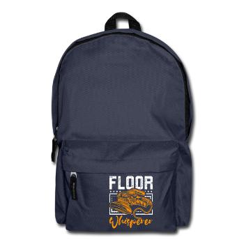 Flooring installer floor whisperer - Backpack - navy - Front