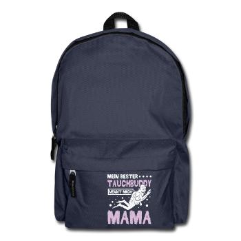 Mein bester tauchbuddy nennt mich Mama - Rucksack - Navy - Vorne