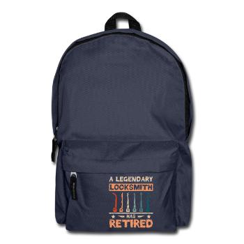A legendary locksmith has retired - Backpack - navy - Front