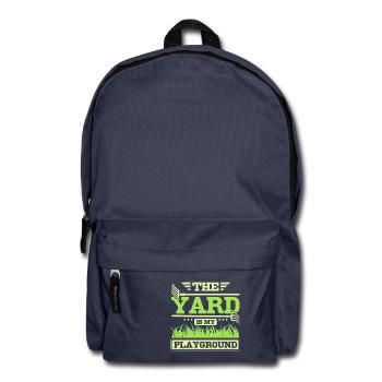 THe yard is my playground - Backpack - navy - Front