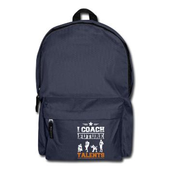 J’entraîne de futurs talents du football américain - Sac à dos - bleu marine - Devant