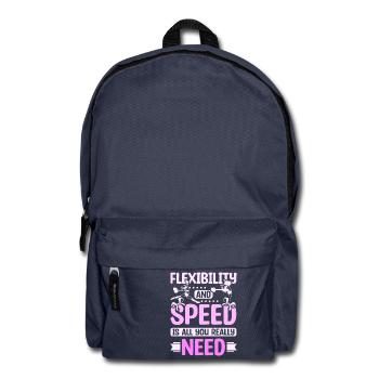 Flexibilité et vitesse cheer girl - Sac à dos - bleu marine - Devant