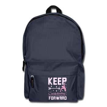 Keep catwheelig forward - Backpack - navy - Front