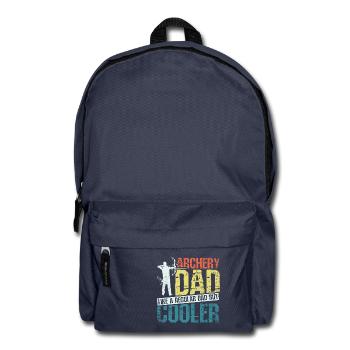 Father's Day Archery Cool Dad - Backpack - navy - Front