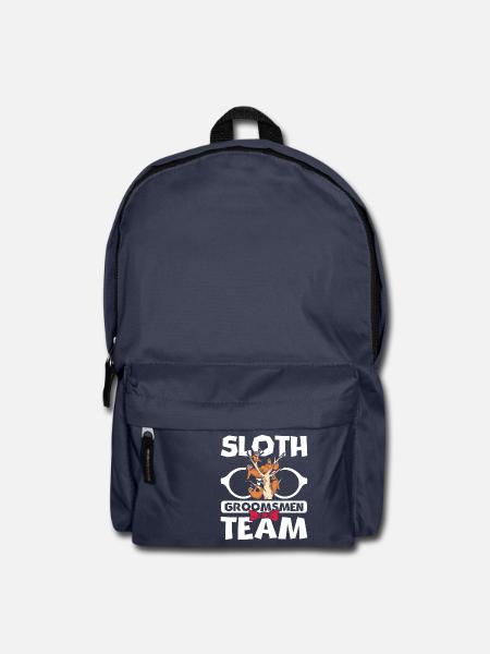 Sloth groomsmen team - Rucksack - Navy