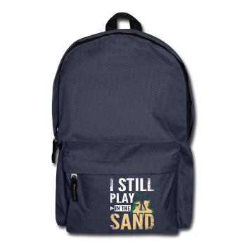 I still play in the sand design for golfers - Rucksack - Navy - Vorne