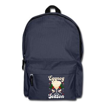 Eggnog season - Backpack - navy - Front