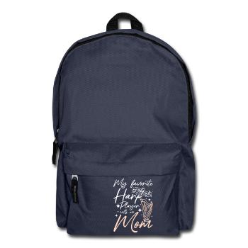Mothers day my favorite harp player calls me mom - Rucksack - Navy - Vorne