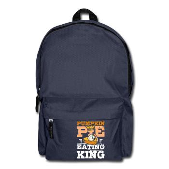Pumpkin pie eating king - Rucksack - Navy - Vorne