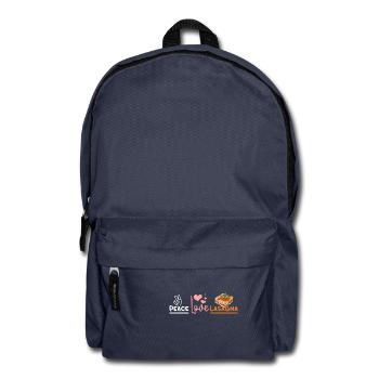 Lasagne Peace Love - Sac à dos - bleu marine - Devant