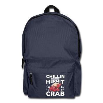 Chillin with my hermit crab - Rucksack - Navy - Vorne