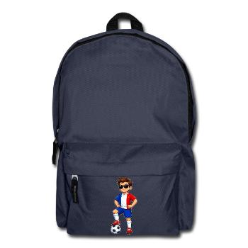 Soccer Boy France Fan Drapeau français - Sac à dos - bleu marine - Devant