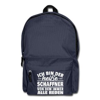Heißer Schaffner - Rucksack - Navy - Vorne