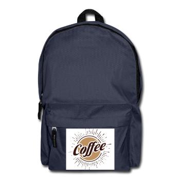 kaffee logo 1176 97 - Rucksack - Navy - Vorne