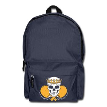Tennis de table Tennis Ping Pong Cadeau Hobby Sport - Sac à dos - bleu marine - Devant