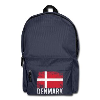 Denmark Grunge Flag Denmark Design - Backpack - navy - Front