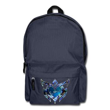 Elegant floral design - Backpack - navy - Front