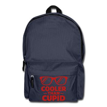 Plus Cool que Cupidon Cœurs Rétro - Sac à dos - bleu marine - Devant