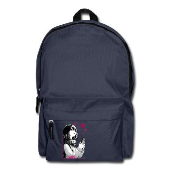 liebe - Rucksack - Navy - Vorne
