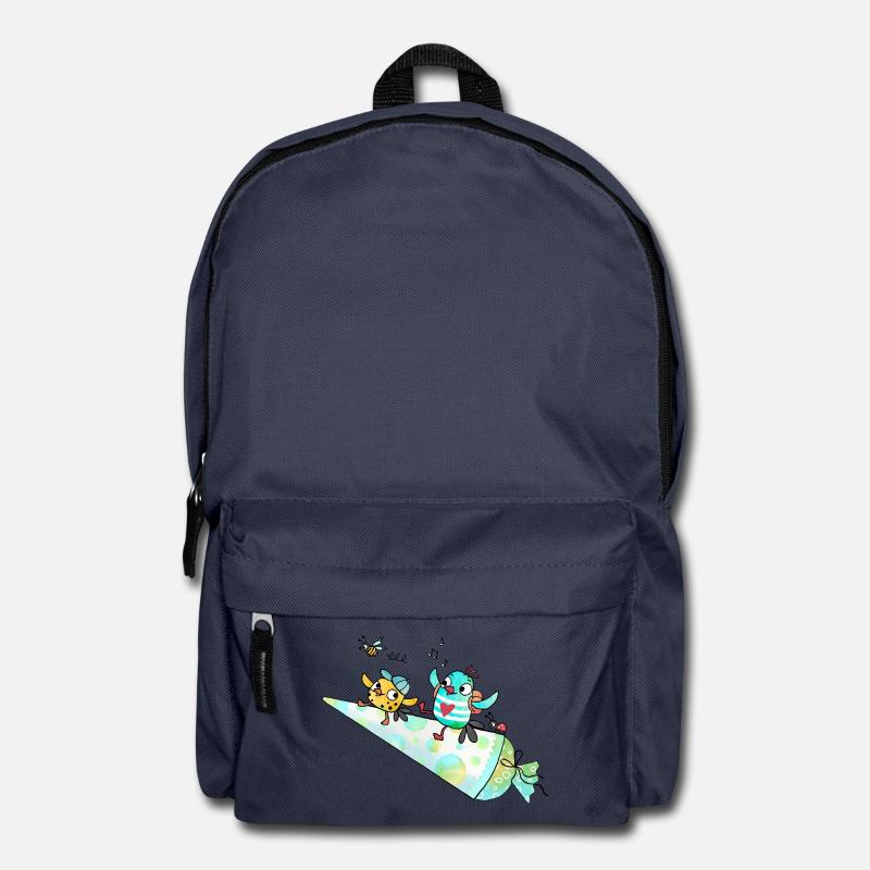 Hooray, I'm a schoolchild! - Backpack - navy