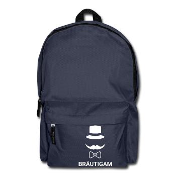 Bräutigam Junggesellenabschied | Gentleman Style - Rucksack - Navy - Vorne