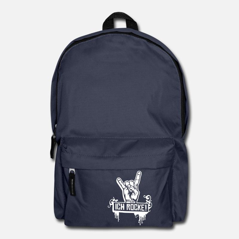 ich rocke - Rucksack - Navy