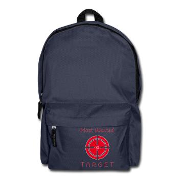 Plus recherché Cible Plus recherché Cible - Sac à dos - bleu marine - Devant