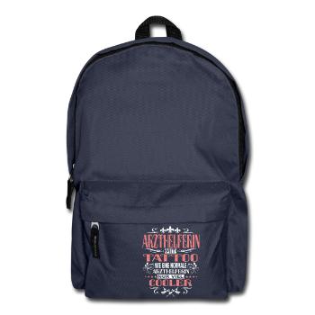 TATTOOS NUR COOLER ARZTHELFERIN - Rucksack - Navy - Vorne