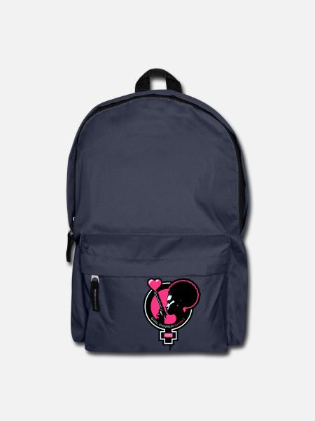 Girl-Power-Spirit-01-customizable - Sac à dos - bleu marine