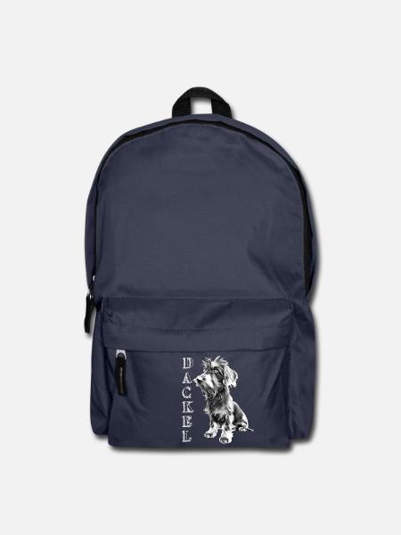Dackel die besten Hunde der Welt Dackelfieber - Rucksack - Navy