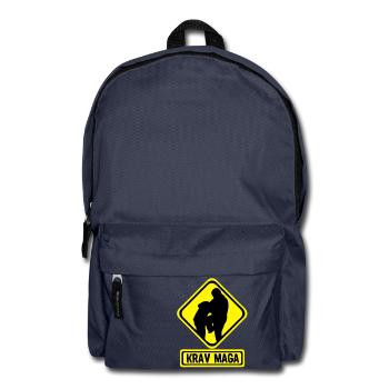 krav maga logo danger1 - Backpack - navy - Front