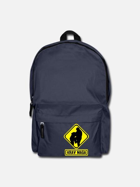 Krav Maga Logo danger1 - Rucksack - Navy