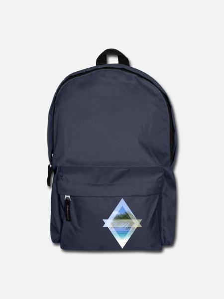 Palmenblatt - Rucksack - Navy