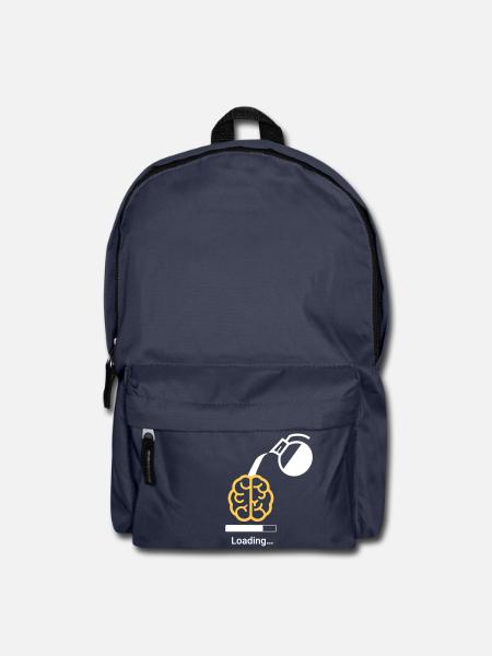 Coffee loading to Brain - Rucksack - Navy