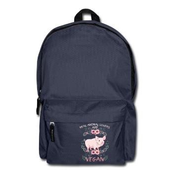 Idée de cadeau de végétarien végétarien - Sac à dos - bleu marine - Devant