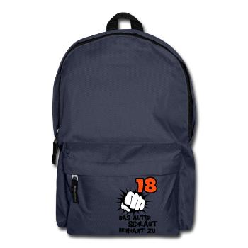 18ème Date de naissance: Age claque Beinhart - Sac à dos - bleu marine - Devant