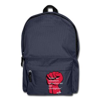 "Seien wir realistisch, Che Ernesto Guevara - Rucksack - Navy - Vorne