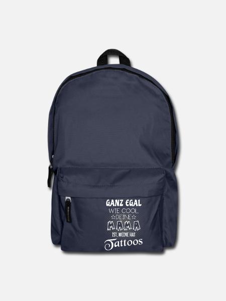 Tattoo - Meine coole Mama hat Tattoos - T-Shirt - Rucksack - Navy