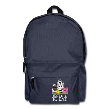 Too cute to eat - Rucksack - Navy - Vorne