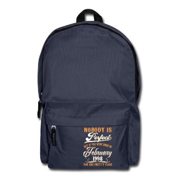 Si vous êtes né en février 1998 - Sac à dos - bleu marine - Devant