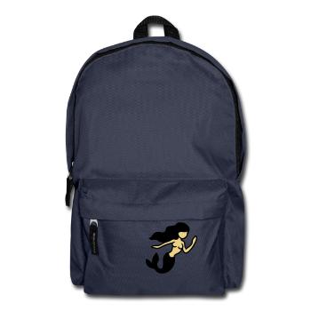 Meerjungfrau - Rucksack - Navy - Vorne