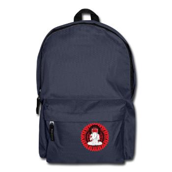Manipulated Buddha - Rucksack - Navy - Vorne