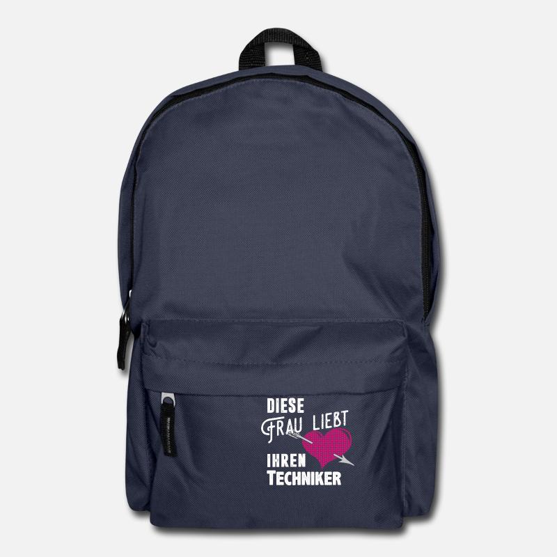 Diese Frau liebt ihren Techniker - Rucksack - Navy