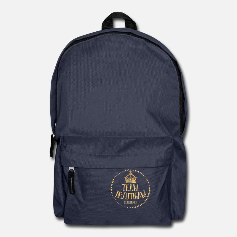 TEAM BRAETIGAM Bachelor Hochzeit Polterabend - Rucksack - Navy