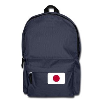 JAPAN FLAG round corner 400 dpi - Rucksack - Navy - Vorne