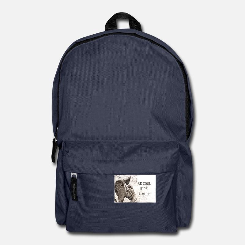 Be Cool Ride A Mule - Rucksack - Navy